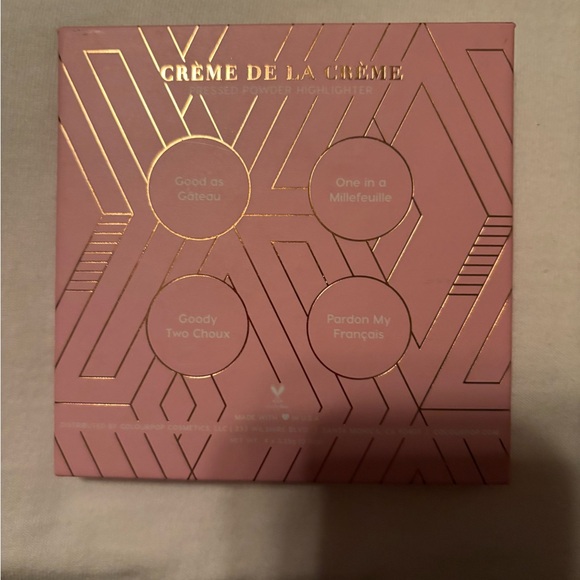 ColourPop Crème De La Crème Pink and Gold Palette - Picture 2 of 3
